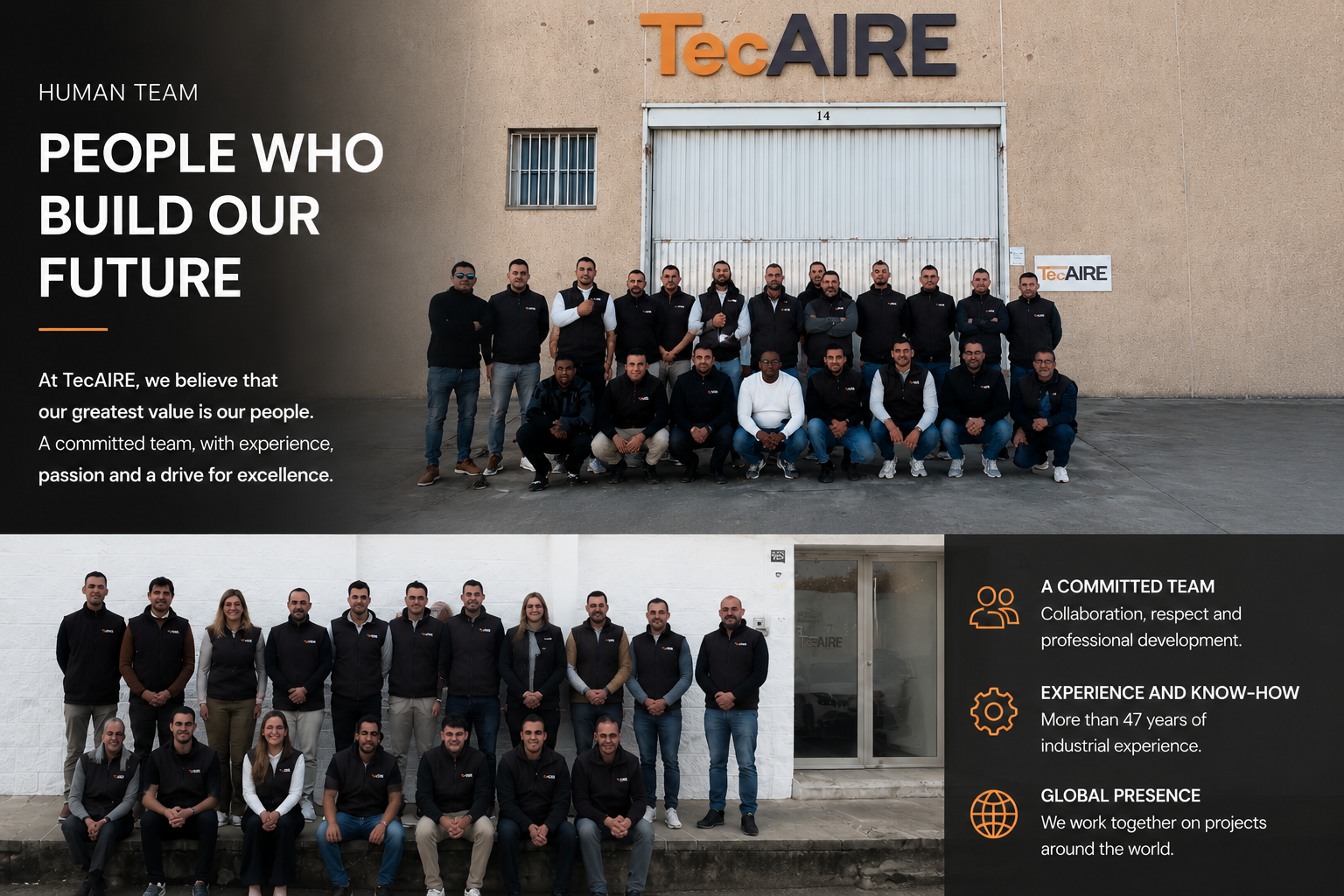 TecAIRE team and corporate social responsibility